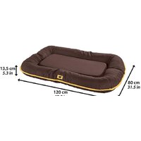 Лежак Ferplast Oscar 120 81097012 (коричневый) - Превью изображения №2 — Интернет-магазин Time-Shop