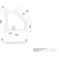 Душевой поддон Triton ПД28 90x90 - Превью изображения №2 — Интернет-магазин Time-Shop