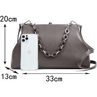 Женская сумка Mironpan 63014 (темно-серый) - Превью изображения №8 — Интернет-магазин Time-Shop