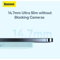 Внешний аккумулятор Baseus Magnetic Wireless PPCX020003 6000mAh (голубой) - Превью изображения №6 — Интернет-магазин Time-Shop