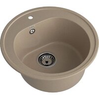 Кухонная мойка GranFest Rondo 510 (песочный) - Превью изображения №3 — Интернет-магазин Time-Shop