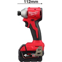 Винтоверт Milwaukee M18 BLIDRCMC-402C 4933499457 (с 2-мя АКБ, кейс) - Превью изображения №3 — Интернет-магазин Time-Shop