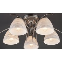 Припотолочная люстра Евросвет 30121/5 (никель) - Превью изображения №2 — Интернет-магазин Time-Shop