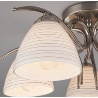 Припотолочная люстра Евросвет 30121/5 (никель) - Превью изображения №4 — Интернет-магазин Time-Shop