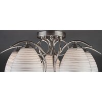 Припотолочная люстра Евросвет 30121/5 (никель) - Превью изображения №3 — Интернет-магазин Time-Shop