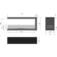 Биокамин Infire Inside U1000.2 - Превью изображения №5 — Интернет-магазин Time-Shop