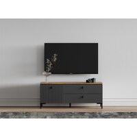 Тумба Black Red White San Gimignano RTV1D2S (антрацитовый/дуб нокс) - Превью изображения №3 — Интернет-магазин Time-Shop