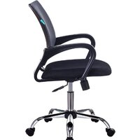 Офисное кресло Бюрократ CH-695NSL (темно-серый TW-04/черный TW-11/хром) - Превью изображения №3 — Интернет-магазин Time-Shop