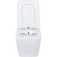 Унитаз подвесной Roxen Cube bidet в комплекте с инсталляцией StounFix Dual Fresh 6 в 1 966127 (кнопка: серый бетон) - Превью изображения №6 — Интернет-магазин Time-Shop