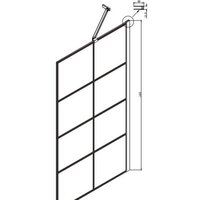 Стеклянная шторка для ванны Ambassador Bath Screens 16041208 70 - Превью изображения №5 — Интернет-магазин Time-Shop