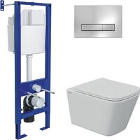 Berges Wasserhaus Floe S Rimless + АТОМ 410 AT-043337 (с сиденьем)