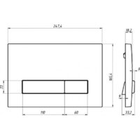 Унитаз подвесной Berges Wasserhaus Floe S Rimless + АТОМ 410 AT-043337 (с сиденьем) - Превью изображения №11 — Интернет-магазин Time-Shop