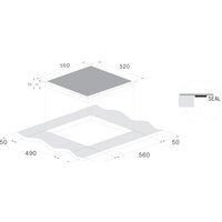 Варочная панель Candy CJ2D46TKT - Превью изображения №2 — Интернет-магазин Time-Shop