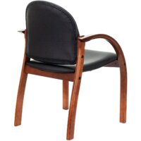 Офисный стул Бюрократ Джуно (черный) - Превью изображения №4 — Интернет-магазин Time-Shop