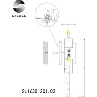 Бра ST Luce Cesena SL1630.201.02 - Превью изображения №4 — Интернет-магазин Time-Shop
