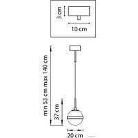 Подвесная люстра Lightstar Globo 813117 - Превью изображения №4 — Интернет-магазин Time-Shop