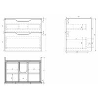  Dreja Тумба под умывальник Q 70 [99.0002] - Превью изображения №5 — Интернет-магазин Time-Shop