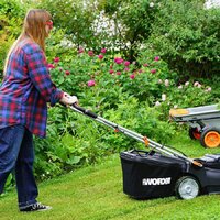 Газонокосилка Worx WG737E (с 2-мя АКБ) - Превью изображения №6 — Интернет-магазин Time-Shop