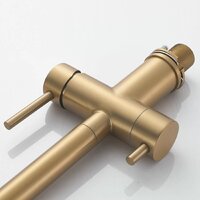 Смеситель Shevanik S178G (золотой сатин) - Превью изображения №4 — Интернет-магазин Time-Shop