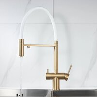 Смеситель Shevanik S178G (золотой сатин) - Превью изображения №9 — Интернет-магазин Time-Shop