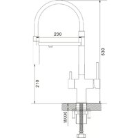 Смеситель Shevanik S178G (золотой сатин) - Превью изображения №12 — Интернет-магазин Time-Shop