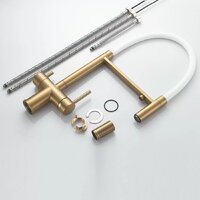 Смеситель Shevanik S178G (золотой сатин) - Превью изображения №3 — Интернет-магазин Time-Shop