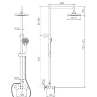 Душевая система  Ledeme L2403 - Превью изображения №2 — Интернет-магазин Time-Shop