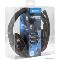 Наушники Defender Warhead G-160 (черный/красный) - Превью изображения №3 — Интернет-магазин Time-Shop