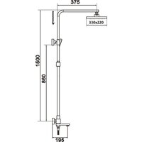 Душевая система  Rose R1056T - Превью изображения №11 — Интернет-магазин Time-Shop