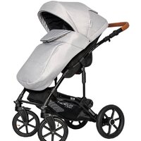 Универсальная коляска Riko Basic Bella Life (2 в 1, 01, grey fox) - Превью изображения №5 — Интернет-магазин Time-Shop