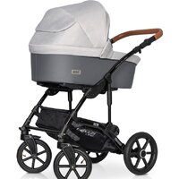Универсальная коляска Riko Basic Bella Life (2 в 1, 01, grey fox) - Превью изображения №3 — Интернет-магазин Time-Shop