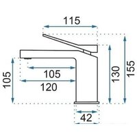 Смеситель Rea Duet REA-B4412 (черный) - Превью изображения №5 — Интернет-магазин Time-Shop