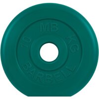 MB Barbell Стандарт 51 мм (1x10 кг, зеленый)