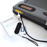 Электрическая беговая дорожка Calviano Arlin со стойкой - Превью изображения №16 — Интернет-магазин Time-Shop