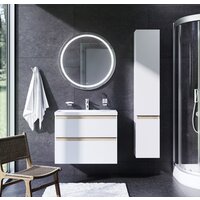  AM.PM Круглое зеркало с контурной LED-подсветкой M85AMOX0801WG - Превью изображения №2 — Интернет-магазин Time-Shop