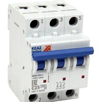 КЭАЗ 3P C 20А 6кА OptiDin BM63-3C20-УХЛ3 260793