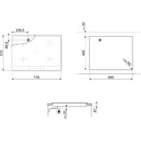 Варочная панель Smeg P875AO - Превью изображения №2 — Интернет-магазин Time-Shop