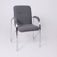 Офисный стул AksHome Samba AKS-1 (Leto 68 темно-серая ткань, мягкие подлокотники) - Превью изображения №13 — Интернет-магазин Time-Shop