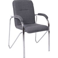 AksHome Samba AKS-1 (Leto 68 темно-серая ткань, мягкие подлокотники)