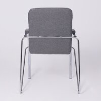 Офисный стул AksHome Samba AKS-1 (Leto 68 темно-серая ткань, мягкие подлокотники) - Превью изображения №7 — Интернет-магазин Time-Shop