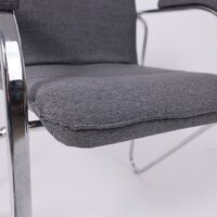 Офисный стул AksHome Samba AKS-1 (Leto 68 темно-серая ткань, мягкие подлокотники) - Превью изображения №9 — Интернет-магазин Time-Shop