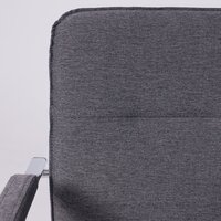 Офисный стул AksHome Samba AKS-1 (Leto 68 темно-серая ткань, мягкие подлокотники) - Превью изображения №11 — Интернет-магазин Time-Shop