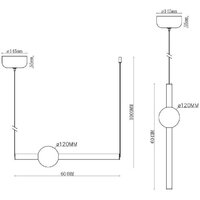 Подвесная люстра Moderli Eclipse V10698-PL - Превью изображения №8 — Интернет-магазин Time-Shop