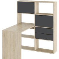 Трия Письменный тип 7 (дуб сонома/графит серый)