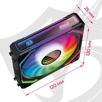 Комплект вентиляторов для корпуса Redragon GC-F012 - Превью изображения №10 — Интернет-магазин Time-Shop