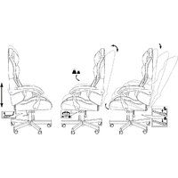 Офисное кресло Knight Terminator (розовый Velvet 36) - Превью изображения №17 — Интернет-магазин Time-Shop