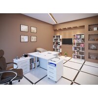 Стеллаж Сокол СТ-1 (белый) - Превью изображения №2 — Интернет-магазин Time-Shop