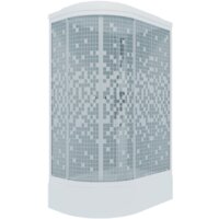 Душевая кабина Triton Коралл В3 120x80 R (мозаика) - Превью изображения №2 — Интернет-магазин Time-Shop