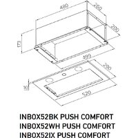 Кухонная вытяжка Meferi INBOX52IX Push Comfort - Превью изображения №14 — Интернет-магазин Time-Shop