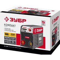 Сварочный инвертор Зубр СА-160К - Превью изображения №3 — Интернет-магазин Time-Shop